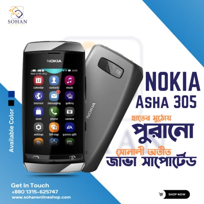 Nokia Asha 305 Original Mobile Phone